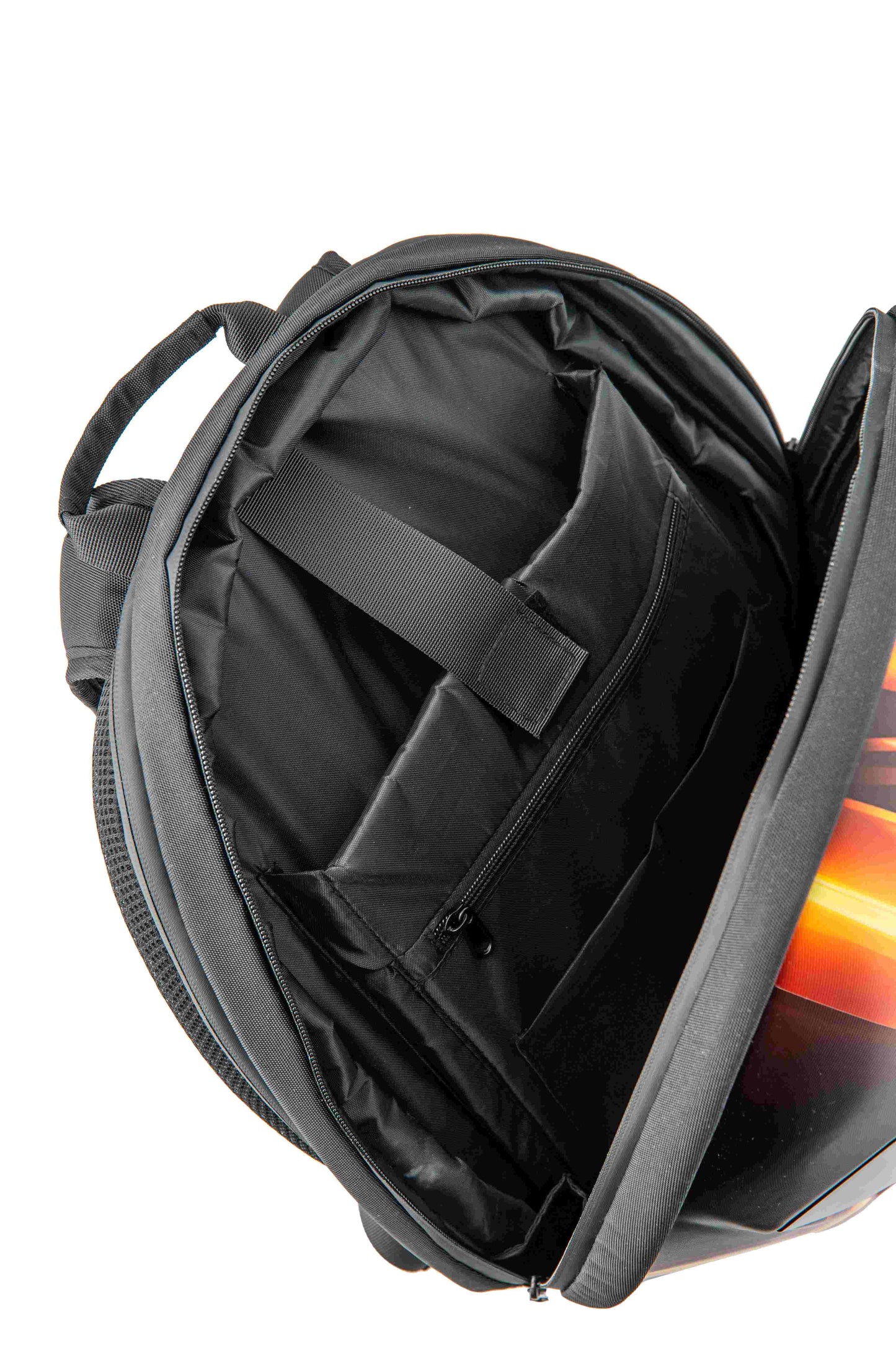 nomandgear LED Rucksack neues Model 2025, Motorrad Rucksack mit LED Augen, Hard Shell Tasche,