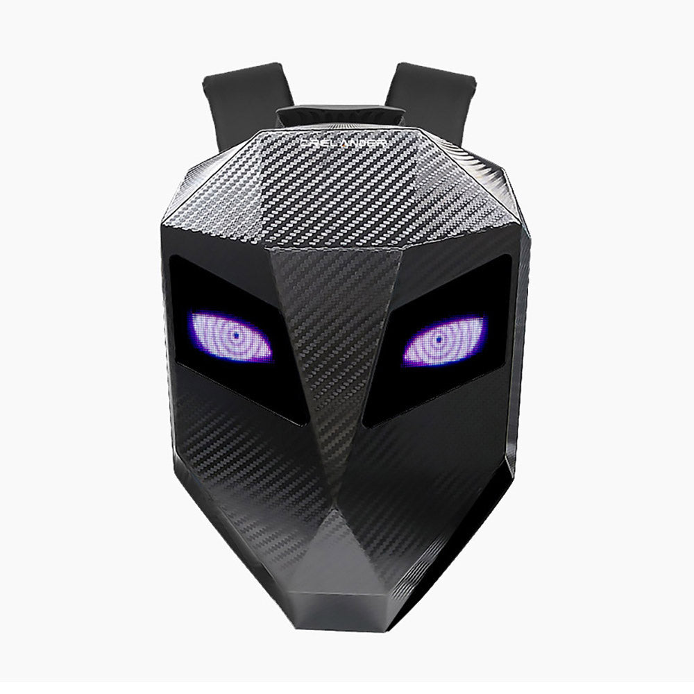 Knight LED Motorrad Rucksack Carbon