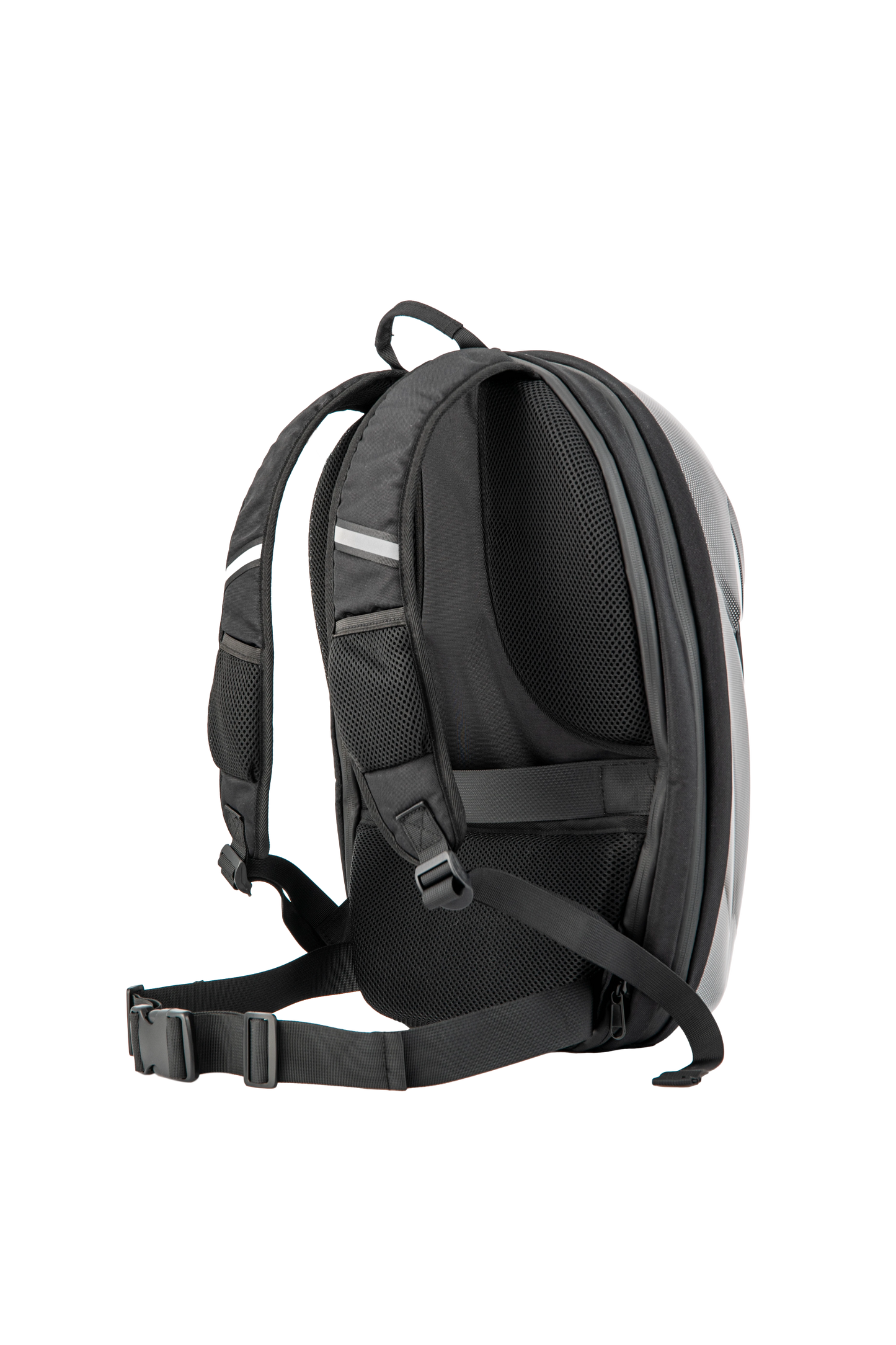 nomandgear LED Rucksack neues Model 2025, Motorrad Rucksack mit LED Augen, Hard Shell Tasche,